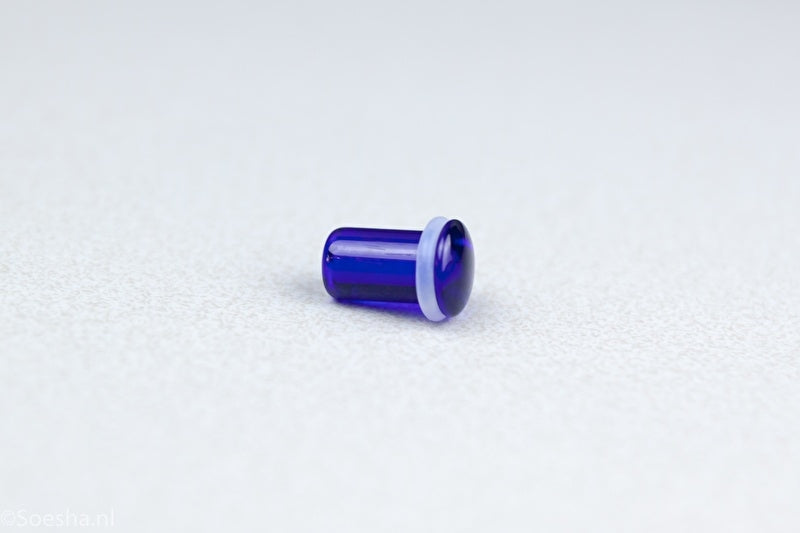 Single Flare Simple Plug In Cobalt (pair)